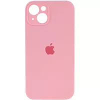 Чохол Silicone Case Full Camera Protective (AA) Apple iPhone 14 (6.1") Рожевий / Light pink / PVH