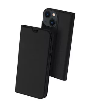 Чехол-книжка Dux Ducis с карманом для визиток для Apple iPhone 14 (6.1") Черный