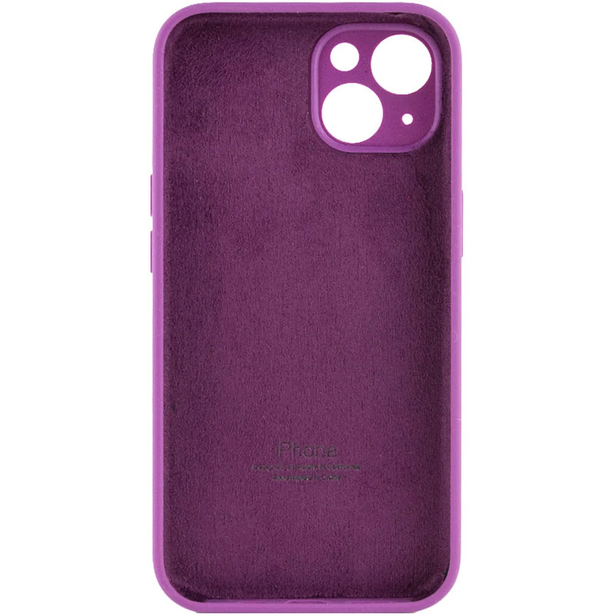 Чохол Silicone Case Full Camera Protective (AA) Apple iPhone 14 (6.1") Фіолетовий / Grape