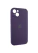 Чехол Silicone Case Full Camera Protective (AA) для Apple iPhone 14 (6.1") Фиолетовый / Elderberry