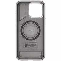 Чохол PC+Leather SGP with MagSafe для Apple iPhone 14 (6.1") Grey