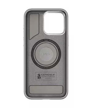 Чехол PC+Leather SGP with MagSafe для Apple iPhone 14 (6.1") Grey