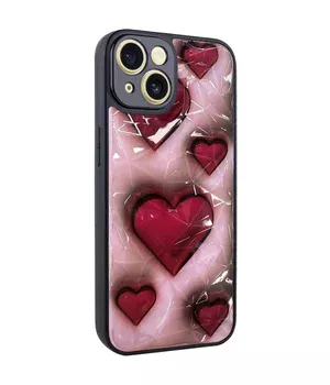 TPU+PC чохол Prisma Plushie для Apple iPhone 14 (6.1") Hearts