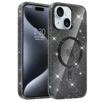 Чехол TPU Eclipse Sparkle (MagFit) для Apple iPhone 14 / 13 (6.1") Black