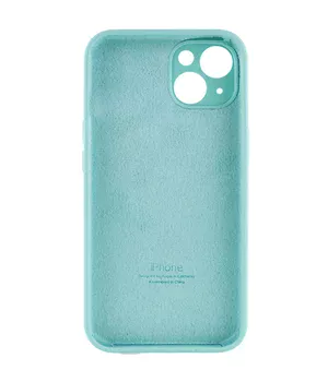 Чохол Silicone Case Full Camera Protective (AA) Apple iPhone 14 (6.1") Бірюзовий / Marine Green