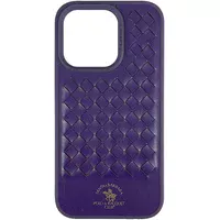 Кожаный чехол Polo Santa Barbara для Apple iPhone 14 (6.1") Purple