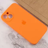 Чохол Silicone Case Full Camera Protective (AA) Apple iPhone 14 (6.1") Помаранчевий / Kumquat