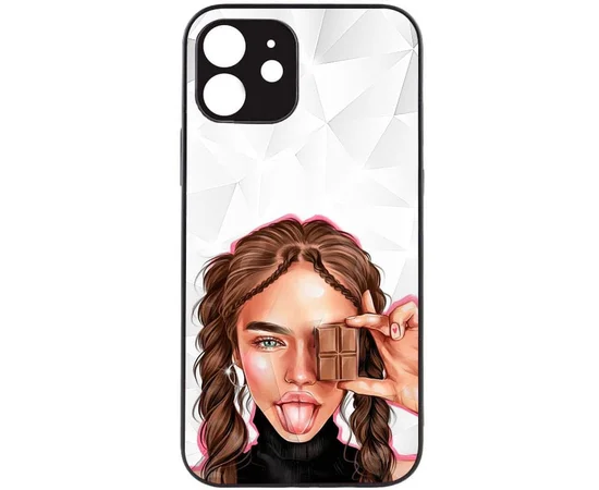 TPU+PC чехол Prisma Ladies для Apple iPhone 14 (6.1") Chocolate