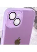 Чехол TPU+Glass Sapphire Midnight для Apple iPhone 14 (6.1") Сиреневый / Lilac