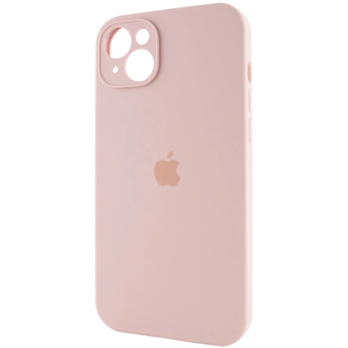 Чехол Silicone Case Full Camera Protective (AA) для Apple iPhone 14 (6.1") Розовый / Pink Sand / PVH