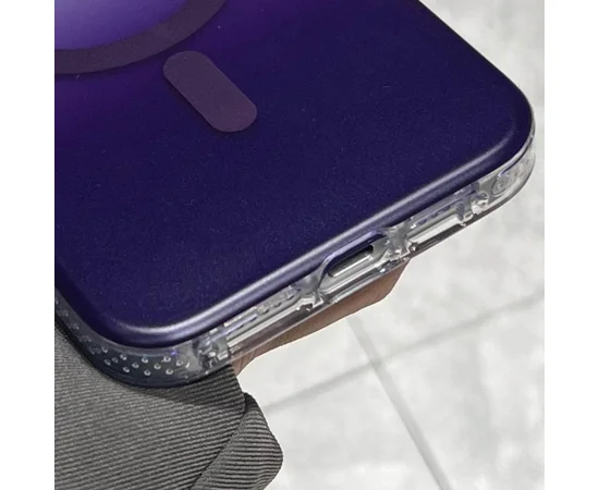Чехол TPU+PC Shadow with MagSafe для Apple iPhone 14 (6.1") Purple
