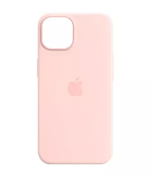 Кожаный чехол Leather Case (AA Plus) with MagSafe для Apple iPhone 14 (6.1") Sand Pink