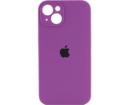 Чохол Silicone Case Full Camera Protective (AA) Apple iPhone 14 (6.1") Фіолетовий / Grape