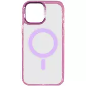 Чохол TPU Iris with MagSafe для Apple iPhone 14 (6.1") Рожевий