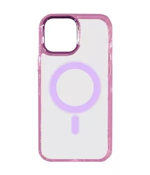 Чехол TPU Iris with MagSafe для Apple iPhone 14 (6.1") Розовый