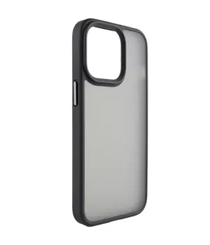 TPU+PC чехол Metal Buttons для Apple iPhone 14 (6.1") Черный