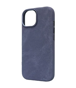 Чохол Denim with MagSafe для Apple iPhone 14 (6.1") Blue