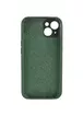Чехол Silicone Case Full Camera Protective (AA) для Apple iPhone 14 (6.1") Зеленый / Cyprus Green
