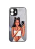 TPU+PC чохол Prisma Ladies для Apple iPhone 14 (6.1") Black in White