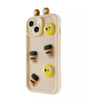 Чехол TPU Toys Case with Ears для Apple iPhone 14 (6.1") Sand
