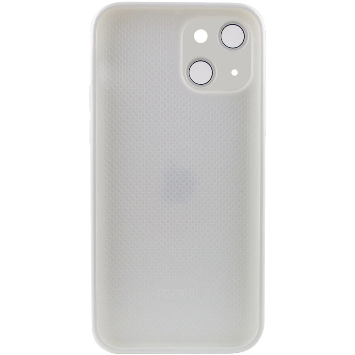 Чехол TPU+Glass Sapphire matte case для Apple iPhone 14 (6.1") Pearly White