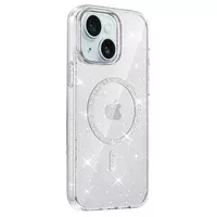Чохол TPU Eclipse Sparkle (MagFit) для Apple iPhone 14/13 (6.1") Clear