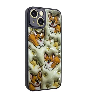 TPU+PC чохол Prisma Plushie для Apple iPhone 14 (6.1") Corgi