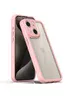 TPU чехол Transparent + Colour 1,5mm для Apple iPhone 14 (6.1") Pink