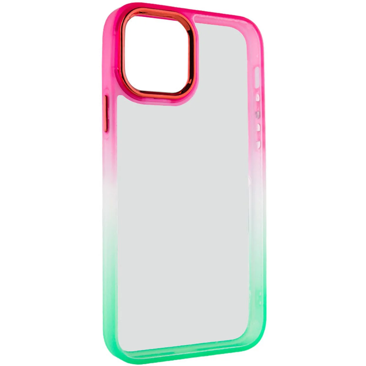 Чохол TPU+PC Fresh sip series для Apple iPhone 14 (6.1") Салатовий / Рожевий