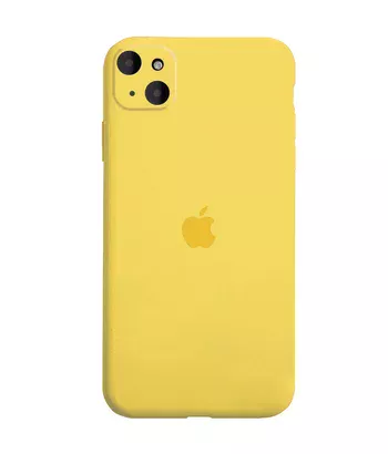 Чохол Silicone Case Full Camera Protective (AA) Apple iPhone 14 (6.1") Жовтий / Yellow