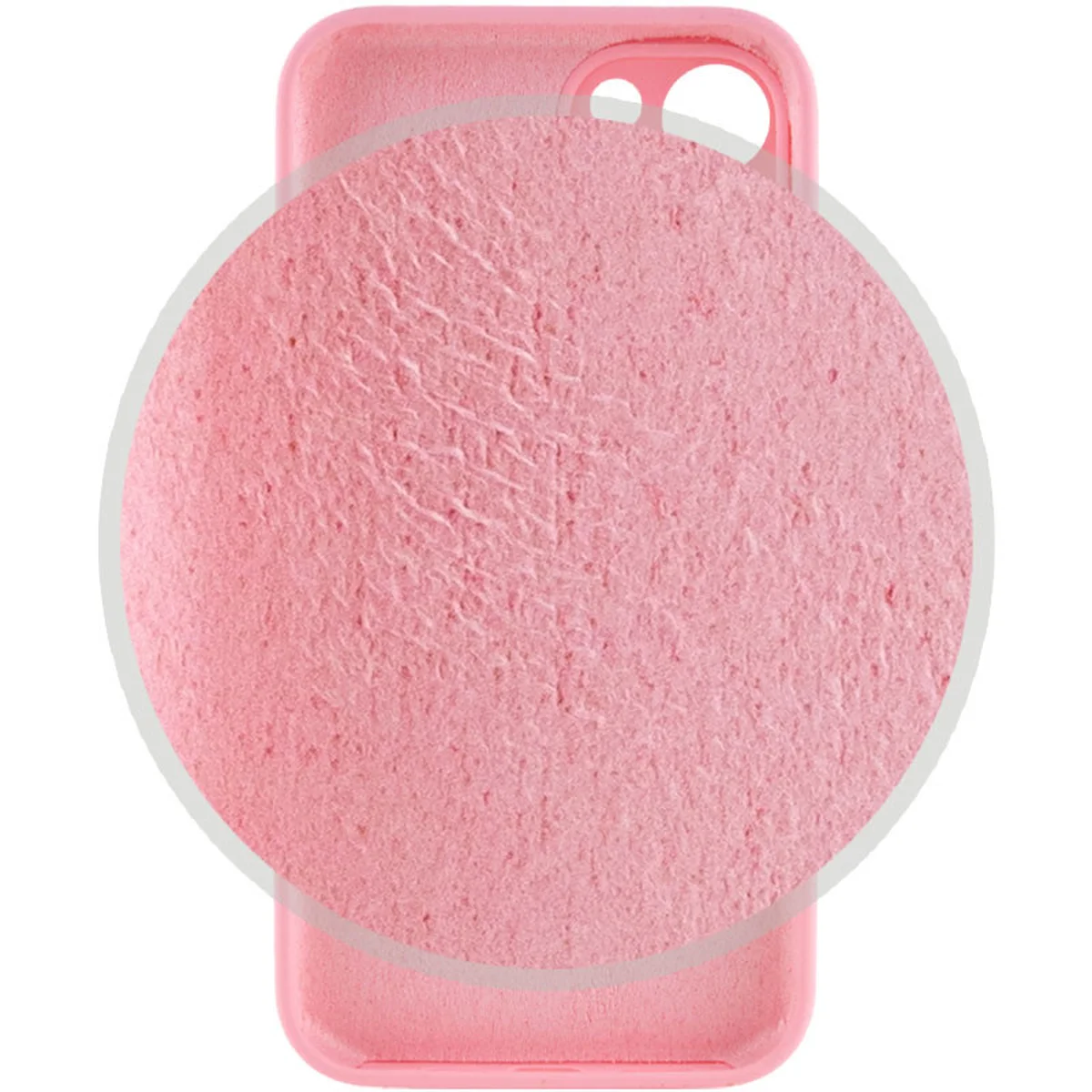 Чохол Silicone Case Full Camera Protective (AA) Apple iPhone 14 (6.1") Рожевий / Light pink / PVH