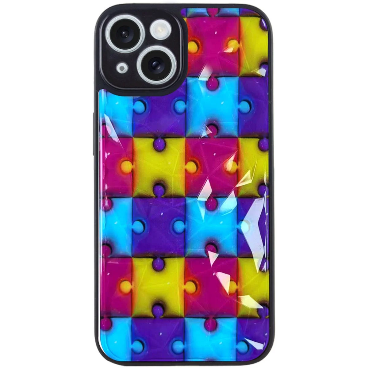 TPU+PC чехол Prisma Fluffie для Apple iPhone 14 (6.1") Puzzle