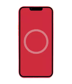 Чехол Silicone case (AAA) full with Magsafe and Animation для Apple iPhone 14 (6.1") Красный / Red