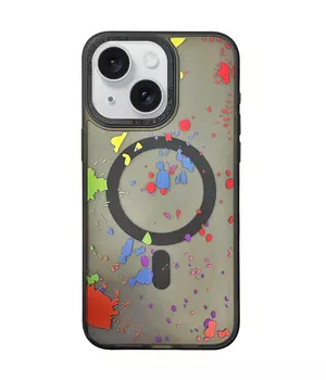 Чехол TPU+PC Flush with MagSafe для Apple iPhone 14 (6.1") Titanium black