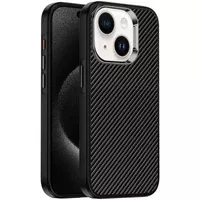 Чохол TPU+PC Carbon with MagSafe для Apple iPhone 14 (6.1") Black