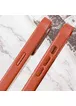 Кожаный чехол Leather Case (AAA) with MagSafe and Animation для Apple iPhone 14 (6.1") Umber