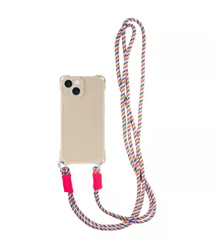 Чохол TPU CrossBody with straps для Apple iPhone 14 (6.1") Antique White