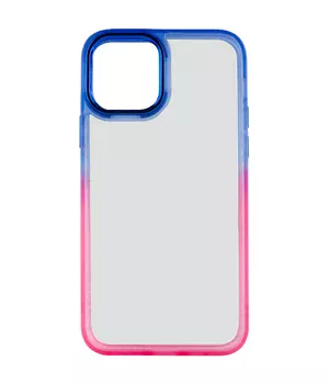 Чохол TPU+PC Fresh sip series для Apple iPhone 14 (6.1") Рожевий / Синій