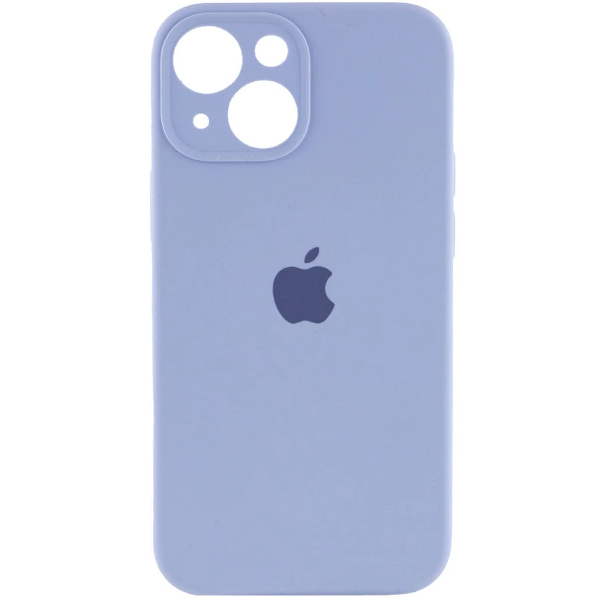 Чохол Silicone Case Full Camera Protective (AA) для Apple iPhone 14 (6.1") Синій / Lilac Blue