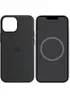 Чехол Silicone case (AAA) full with Magsafe and Animation для Apple iPhone 14 (6.1") Черный / Midnight