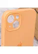 Чохол Silicone Case Full Camera Protective (AA) Apple iPhone 14 (6.1") Помаранчевий / Cantaloupe
