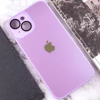Чехол TPU+Glass Sapphire Midnight для Apple iPhone 14 (6.1") Сиреневый / Lilac