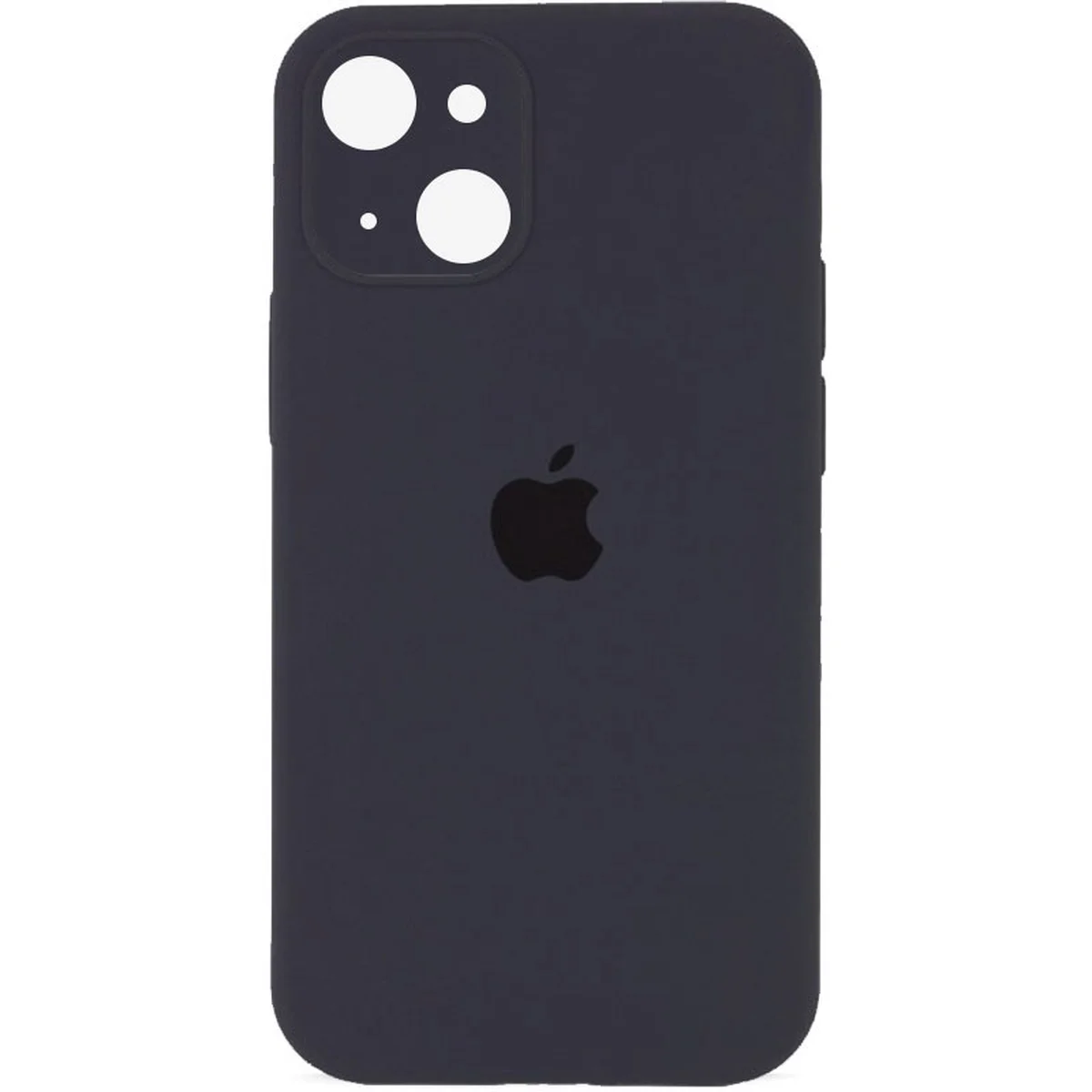 Чехол Silicone Case Full Camera Protective (AA) для Apple iPhone 14 (6.1") Серый / Dark Gray / PVH