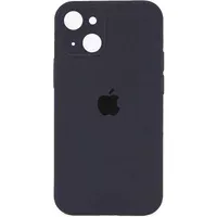 Чехол Silicone Case Full Camera Protective (AA) для Apple iPhone 14 (6.1") Серый / Dark Gray / PVH