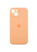 Чехол Silicone Case Full Camera Protective (AA) для Apple iPhone 15 Plus (6.7") Оранжевый / Cantaloupe