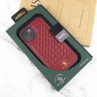 Кожаный чехол Polo Santa Barbara для Apple iPhone 15 Plus (6.7") Red