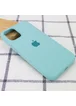Чехол Silicone Case Full Protective (AA) для Apple iPhone 15 Plus (6.7") Бирюзовый / Marine Green