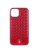 Кожаный чехол Polo Santa Barbara для Apple iPhone 15 Plus (6.7") Red