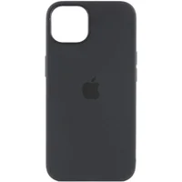 Чехол Silicone case (AAA) full with Magsafe and Animation для Apple iPhone 15 Plus (6.7") Черный / Black
