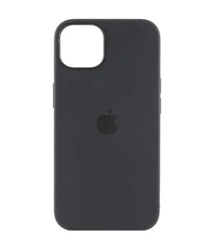 Чехол Silicone case (AAA) full with Magsafe and Animation для Apple iPhone 15 Plus (6.7") Черный / Black